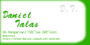 daniel talas business card